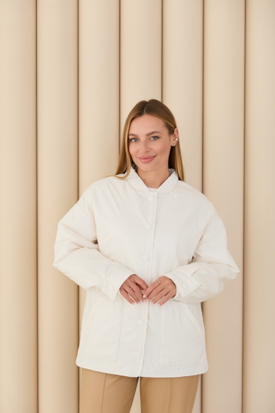 Куртка Пегас Плащівка Full Dull 16702 Цвет: Молоко