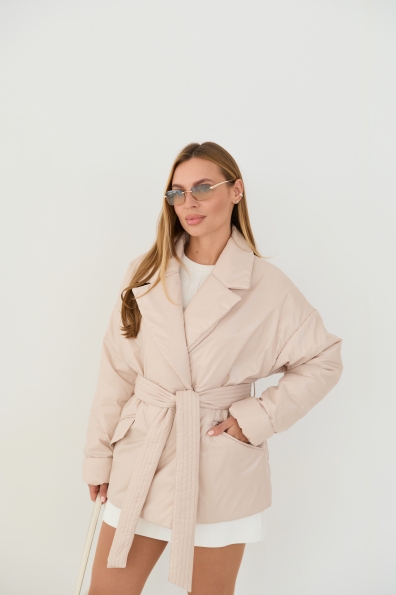 Куртка Флай Плащівка Full Dull 16730 Цвет: світло бежевий