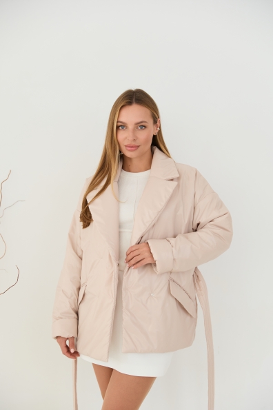 Куртка Флай Плащівка Full Dull 16730 Цвет: світло бежевий