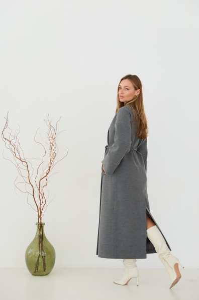 Пальто Мікадо 125 Кашемір Турецький 16630 Цвет: Сірий