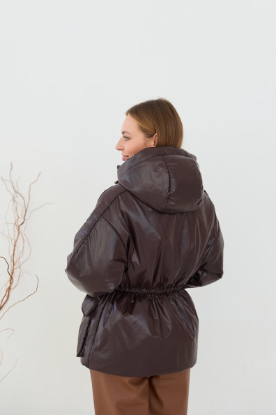 Куртка Бренд 65 Плащівка Плащевка Full Dull 16708 Цвет: Шоколад