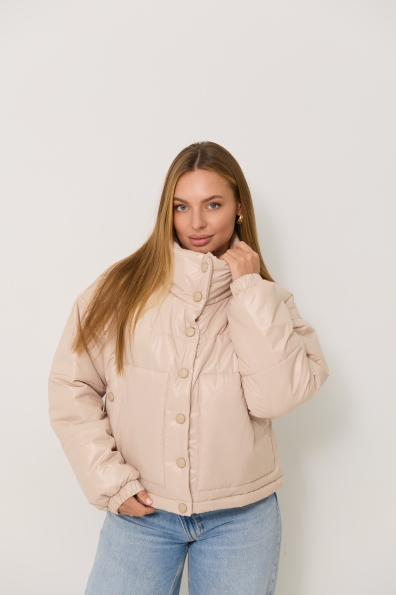 Куртка Шифр Плащівка Full Dull 16750 Цвет: світло бежевий