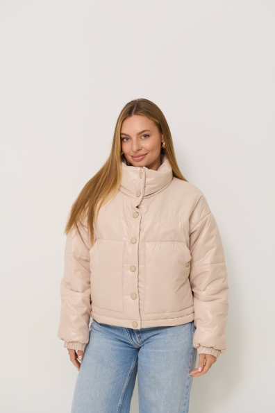 Куртка Шифр Плащівка Full Dull 16750 Цвет: світло бежевий