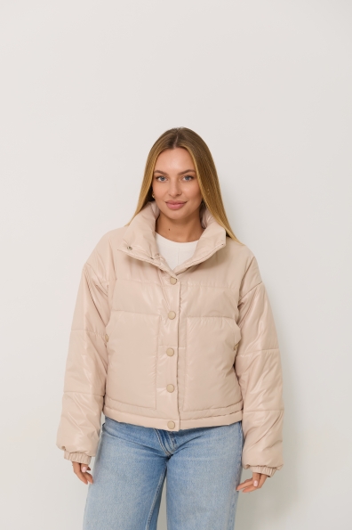 Куртка Шифр Плащівка Full Dull 16750 Цвет: світло бежевий