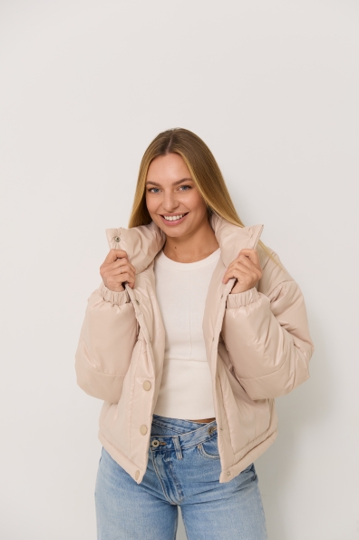 Куртка Шифр Плащівка Full Dull 16750 Цвет: світло бежевий