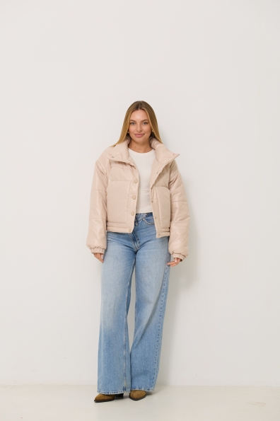 Куртка Шифр Плащівка Full Dull 16750 Цвет: світло бежевий