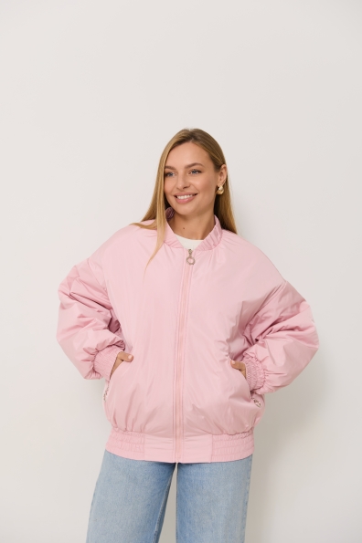 Куртка Барселона плащівка Grazia 16760 Цвет: Рожевий