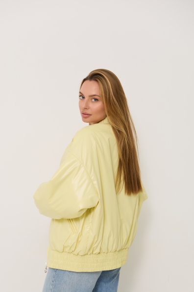 Куртка Барселона плащівка Full Dull 16758 Цвет: Жовтий