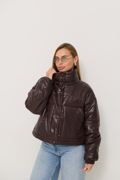 Куртка Шифр Плащівка Full Dull 16750 Цвет: Шоколад