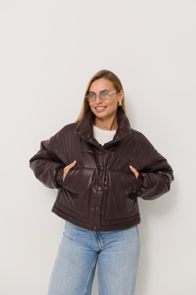 Куртка Шифр Плащівка Full Dull 16750 Цвет: Шоколад