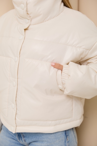 Куртка Шифр Плащівка Full Dull 16750 Цвет: Молоко