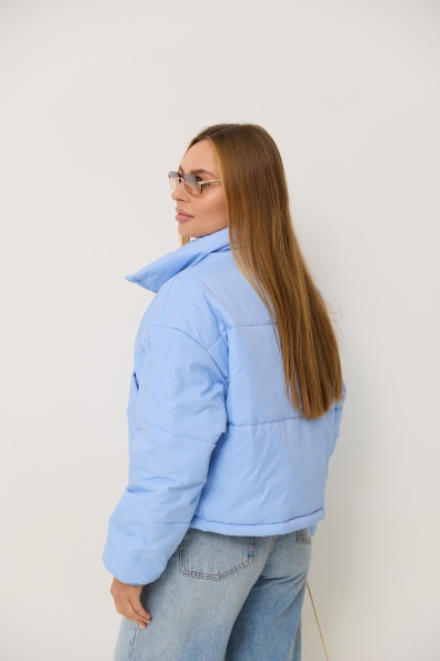 Куртка Шифр Плащівка Full Dull 16750 Цвет: Блакитний