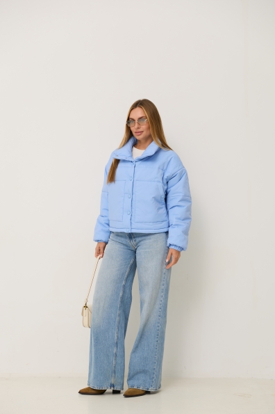 Куртка Шифр Плащівка Full Dull 16750 Цвет: Блакитний