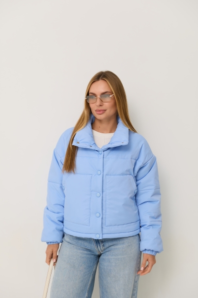 Куртка Шифр Плащівка Full Dull 16750 Цвет: Блакитний