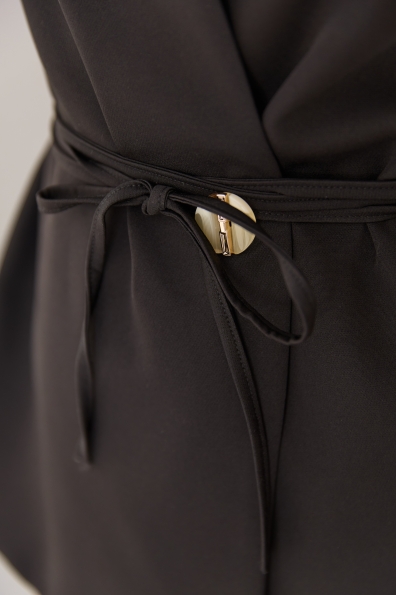 Костюм Стейл Костюмка креп стрейч 16659 Цвет: Чорний