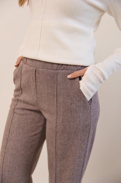 Штани Метро Елка 16503 Цвет: Шоколад