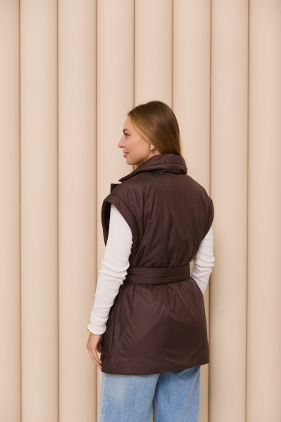 Куртка-жилет Форбс плащівка Gloria 16740 Цвет: Шоколад