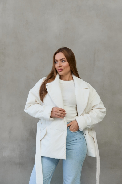 Куртка Флай Плащівка Ammy 16728 Цвет: Молоко