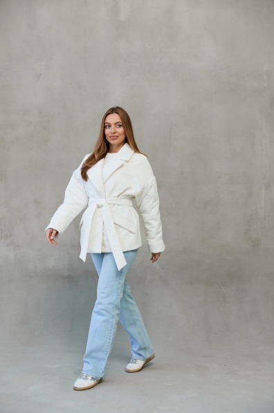 Куртка Флай Плащівка Ammy 16728 Цвет: Молоко