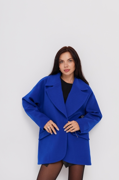 Пальто Лайф Кашемір Турецький 16617 Цвет: Електрик 228393