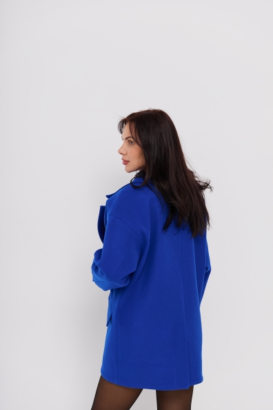 Пальто Лайф Кашемір Турецький 16617 Цвет: Електрик 228393