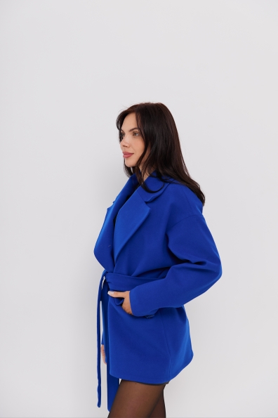 Пальто Лайф Кашемір Турецький 16617 Цвет: Електрик 228393