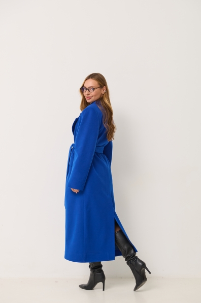 Пальто Джил 125 Кашемір Турецький д/м 16793 Цвет: Електрик 228393