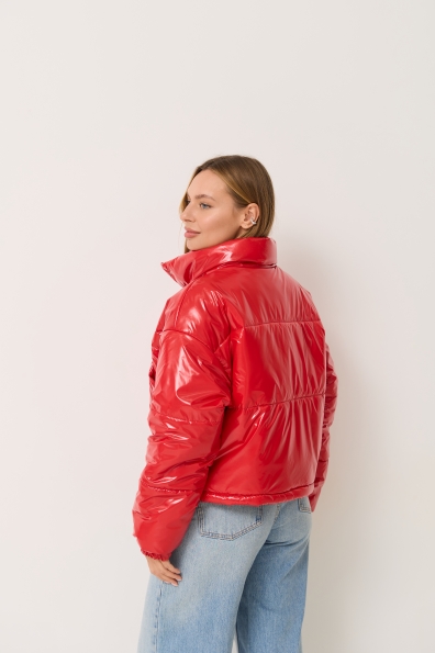 Куртка Шифр Плащівка Монклер 16756 Цвет: Червоний