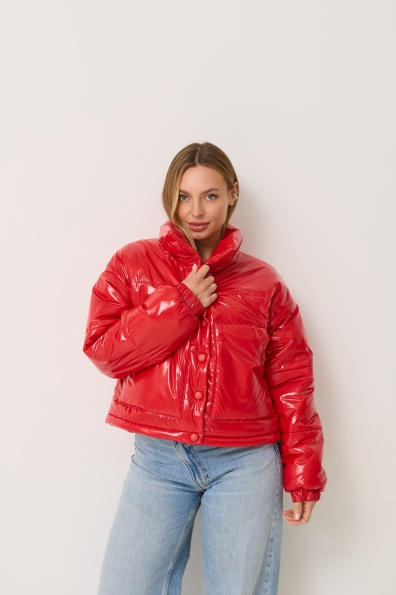 Куртка Шифр Плащівка Монклер 16756 Цвет: Червоний