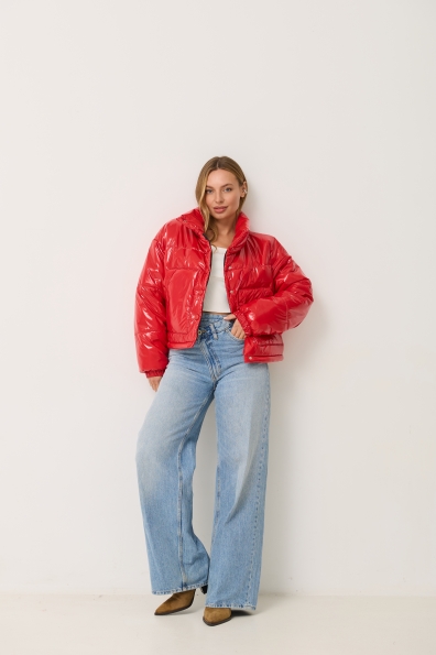 Куртка Шифр Плащівка Монклер 16756 Цвет: Червоний