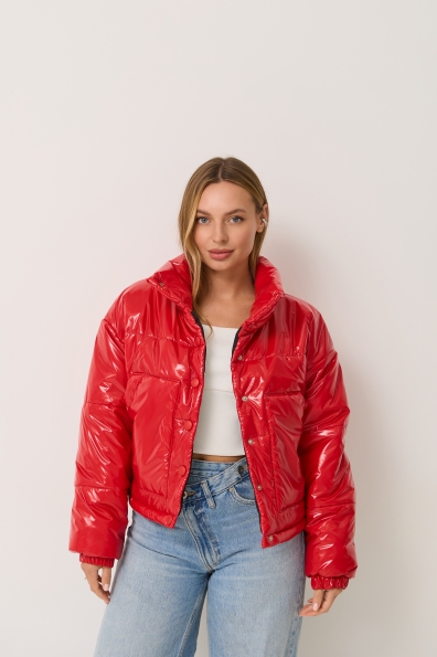 Куртка Шифр Плащівка Монклер 16756 Цвет: Червоний