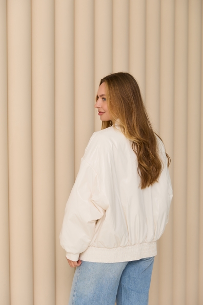 Куртка Барселона плащівка Full Dull 16758 Цвет: Молоко