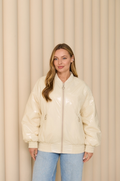 Куртка Барселона плащівка Монклер 16764 Цвет: світло бежевий