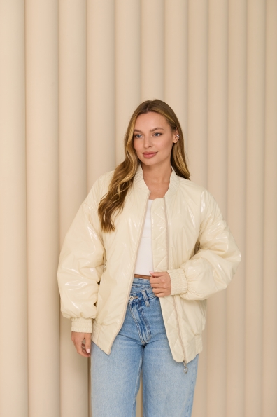 Куртка Барселона плащівка Монклер 16764 Цвет: світло бежевий