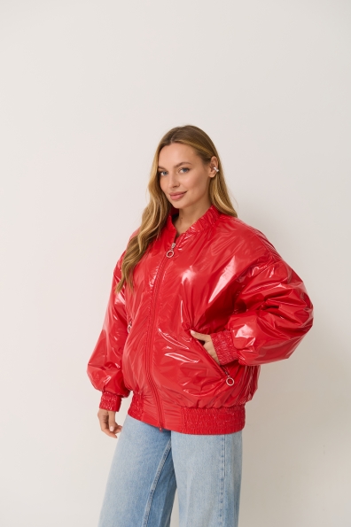 Куртка Барселона плащівка Монклер 16764 Цвет: Червоний