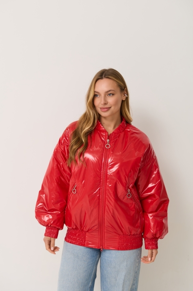 Куртка Барселона плащівка Монклер 16764 Цвет: Червоний