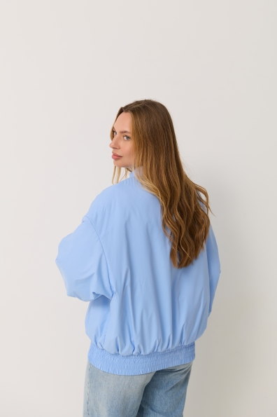 Куртка Барселона плащівка Full Dull 16758 Цвет: Блакитний