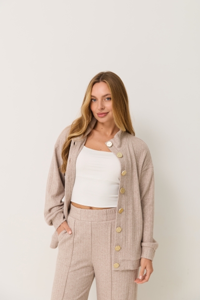 Купити Костюм "Віторі" Трикотаж Ангора смужка велика 16693 оптом і в роздріб