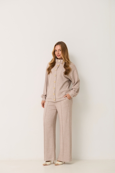 Купити Костюм "Віторі" Трикотаж Ангора смужка велика 16693 оптом і в роздріб