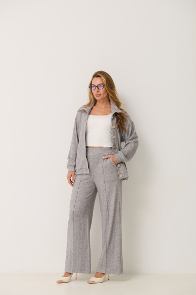 Купити Костюм "Віторі" Трикотаж Ангора смужка велика 16693 оптом і в роздріб