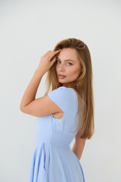 Сукня Мері 16824 Цвет: Блакитний