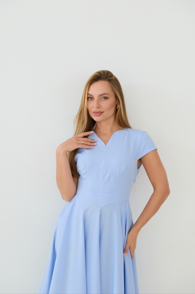 Сукня Мері 16824 Цвет: Блакитний