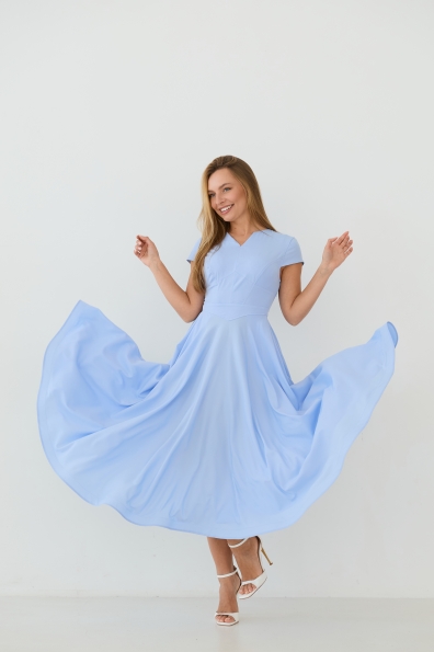 Сукня Мері 16824 Цвет: Блакитний