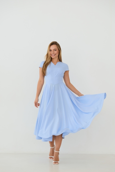 Сукня Мері 16824 Цвет: Блакитний