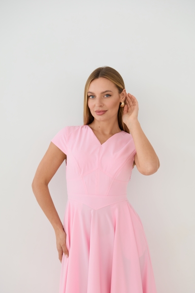 Сукня Мері 16824 Цвет: Рожевий