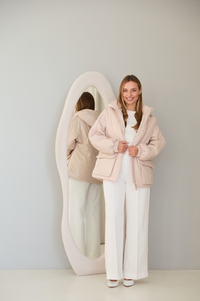 Куртка Бренд 16818 Цвет: світло бежевий