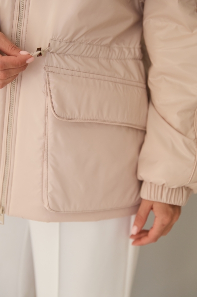 Куртка Бренд 16818 Цвет: світло бежевий