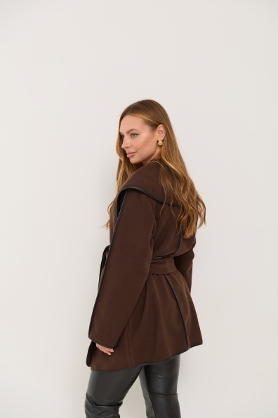 Пальто Нота 16650 Цвет: Шоколад 
