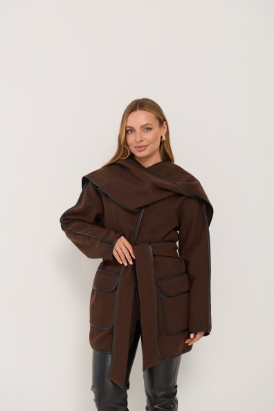 Пальто Нота 16650 Цвет: Шоколад 