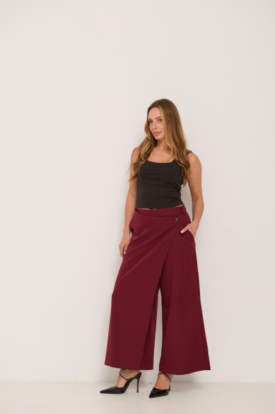 спідниця - штани Соренто 16697 Цвет: Марсала